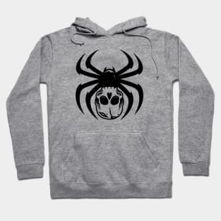 Spider Skull Vintage Tattoo Art Hoodie